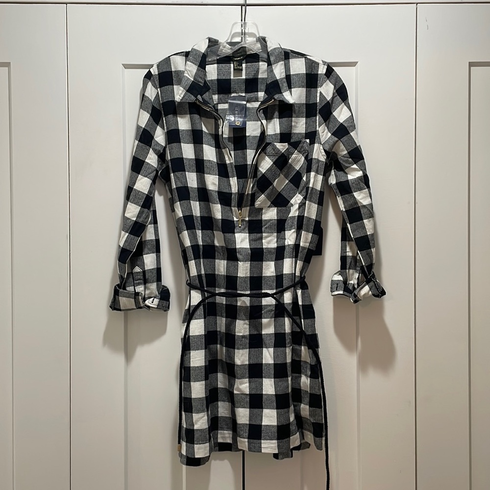 Checkered Fall Dress